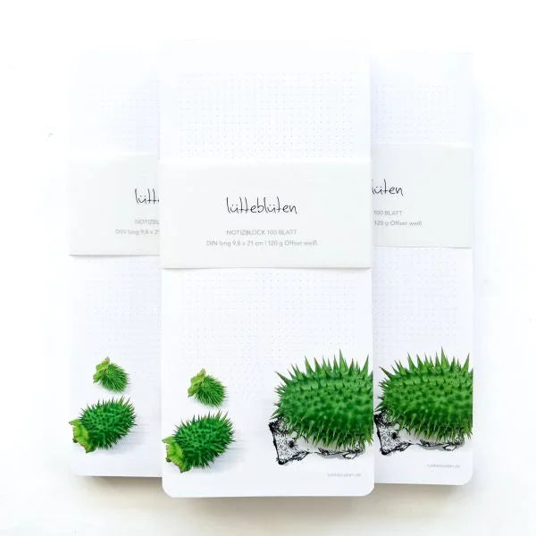 Lütteblüten Notizblock Igelglück