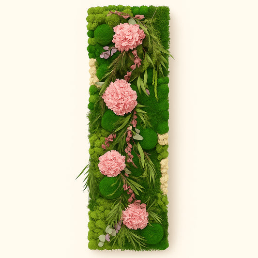 Einzigartiges XXL-Moosbild in DesignmitGruen