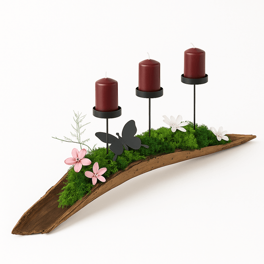 Individueller, einzigartiger Kerzenständer von DesignmitGruen