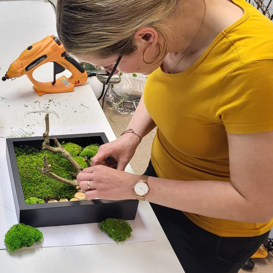 Ein DesignmitGruen Workshop in Aktion