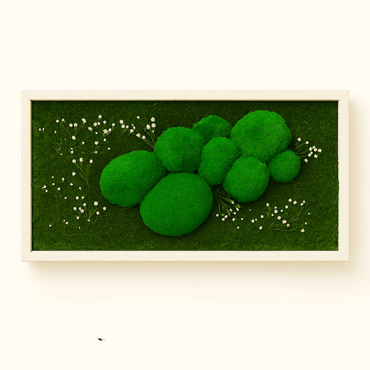 Moosbild mit Islandmoos von DesignmitGruen