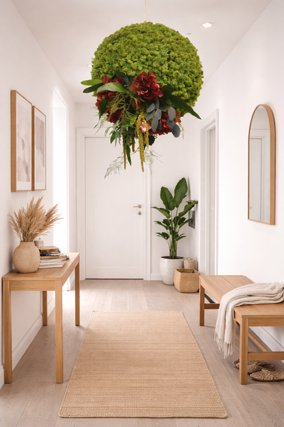 Mooskugel Ø ca. 50 cm – Exklusive hängende Raumbegrünung